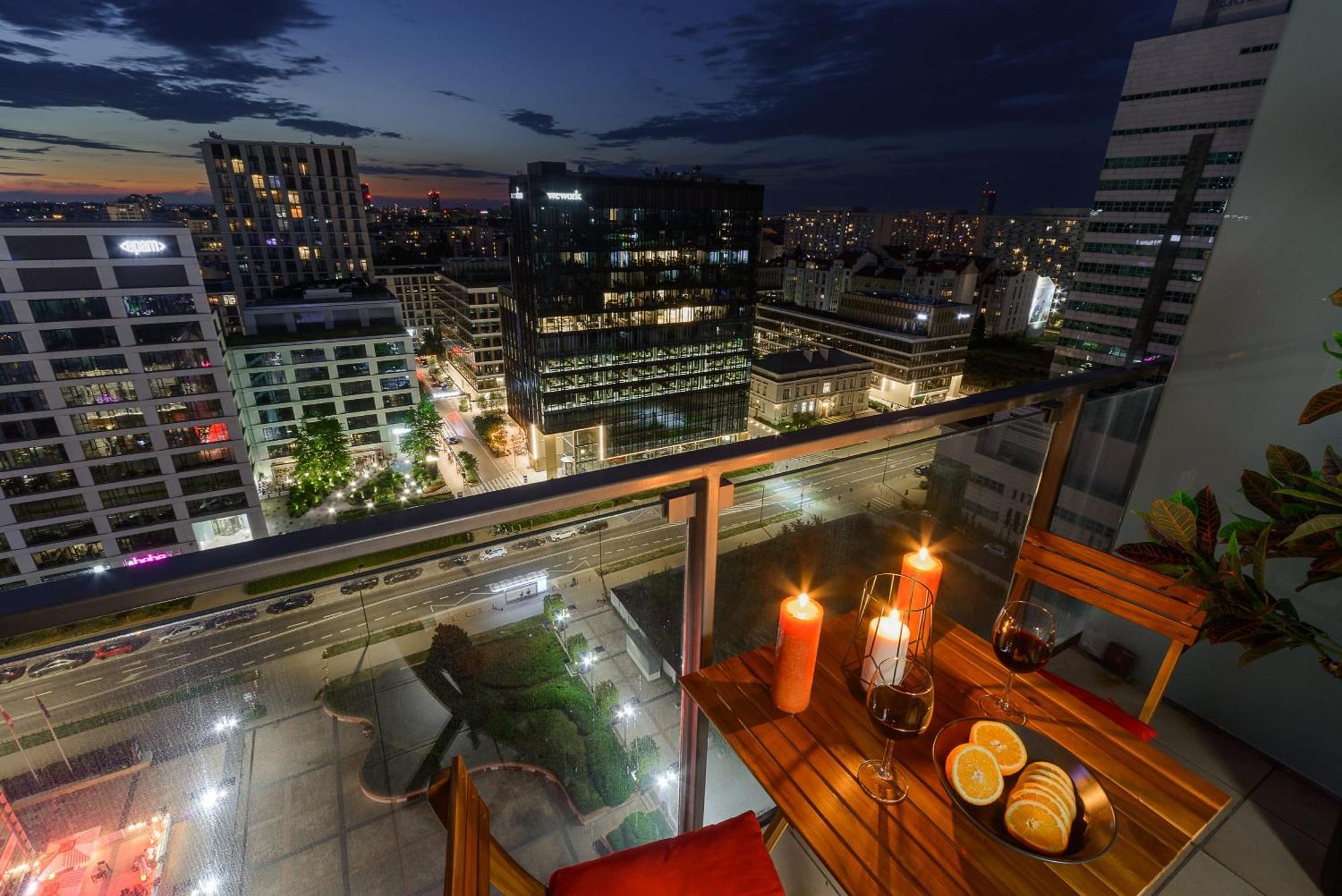 Lumina Apart With Balcony Platinum Tower Warszawa Eksteriør bilde