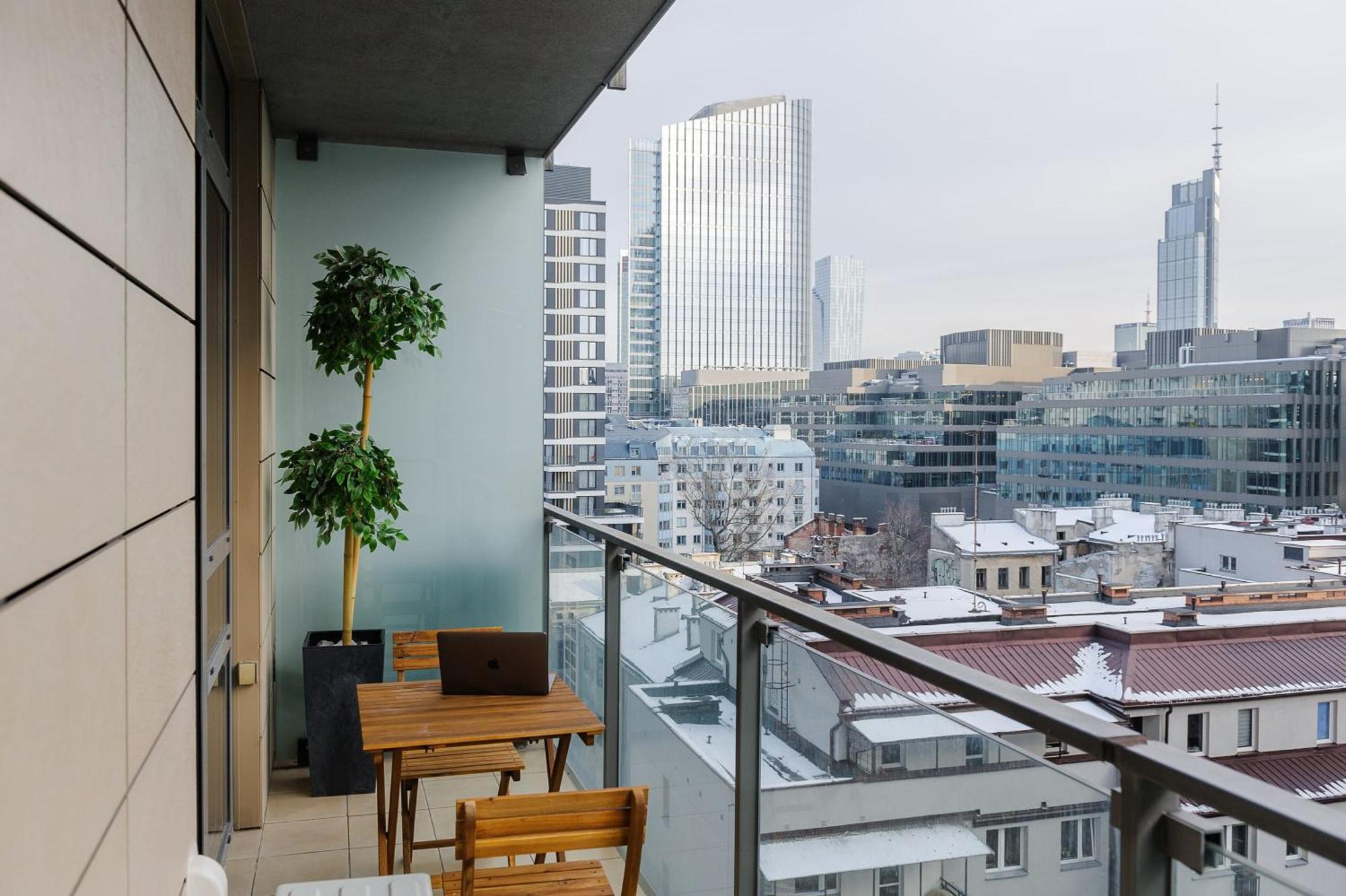 Lumina Apart With Balcony Platinum Tower Warszawa Eksteriør bilde